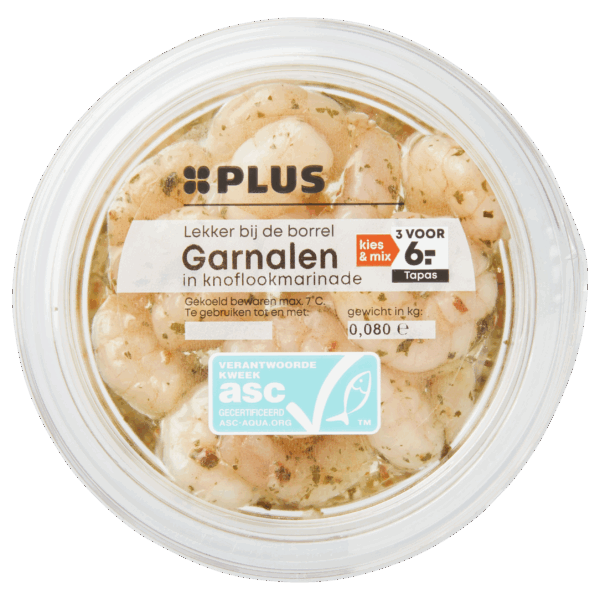 PLUS Garnalen in knoflookmarinade - PLUS