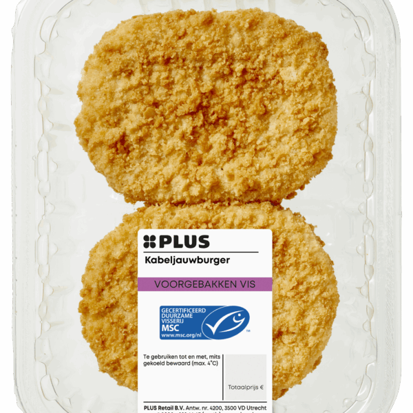 PLUS Gebakken kabeljauwburger 200 GR - PLUS