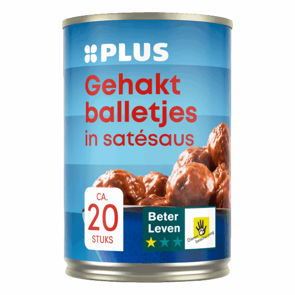 PLUS Gehaktballetjes in satésaus - PLUS