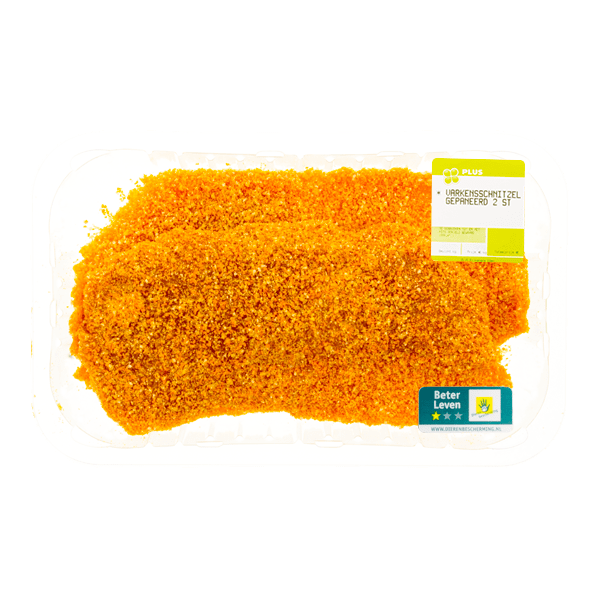 PLUS Gepaneerde schnitzel 2 stuks - PLUS