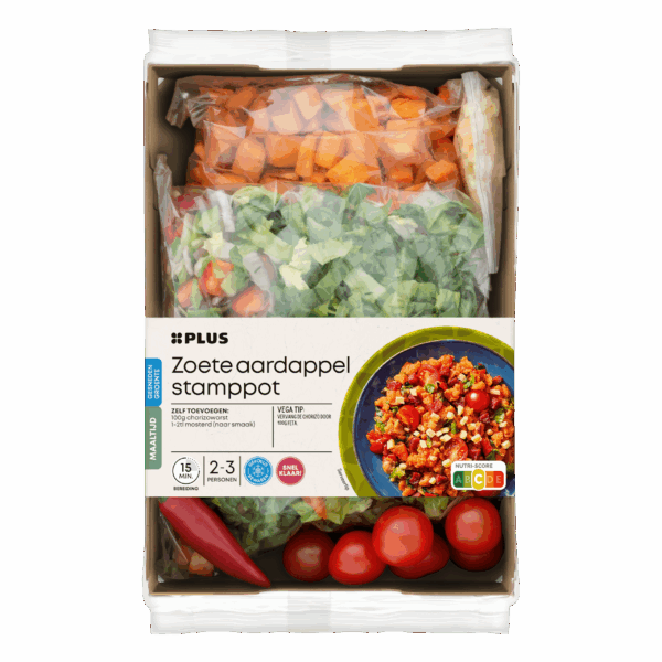 PLUS Gesneden verspakket zoete aard stamp - PLUS