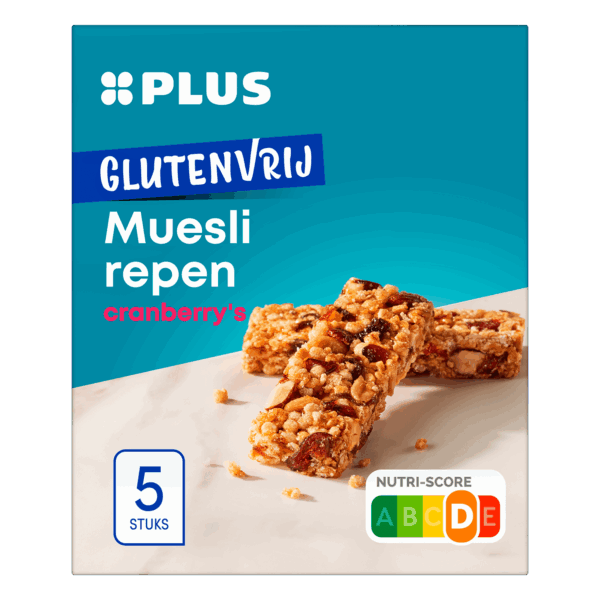 PLUS Glutenvrije Mueslirepen berry mix - PLUS