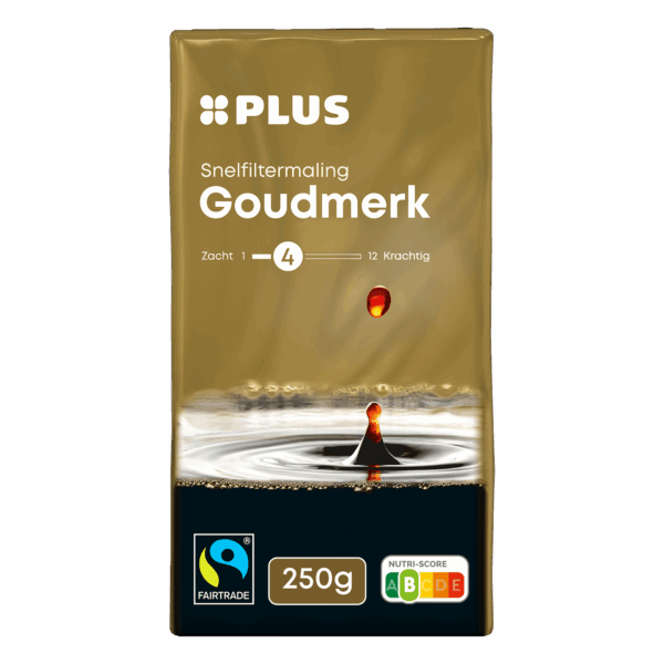 PLUS Goudmerk Filterkoffie Fairtrade - PLUS