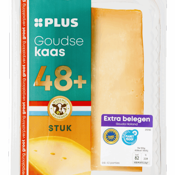 PLUS Goudse extra belegen 48+ stuk - PLUS