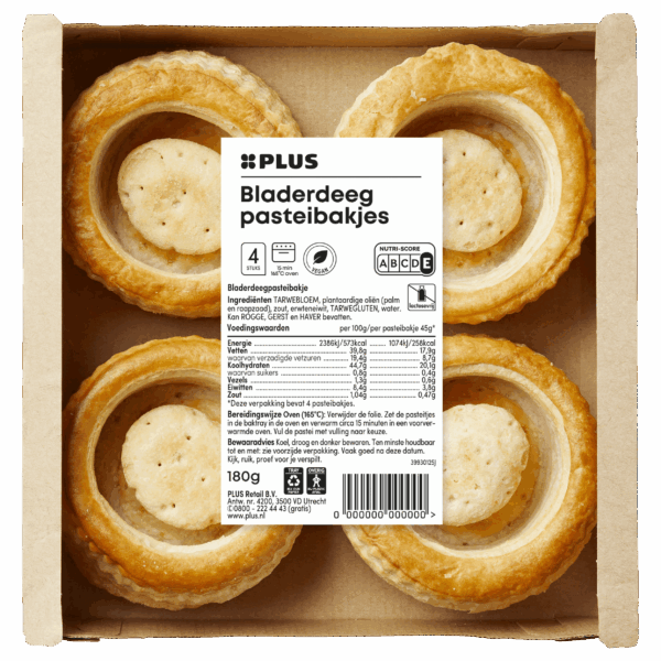 PLUS Grote Pasteibakjes - PLUS