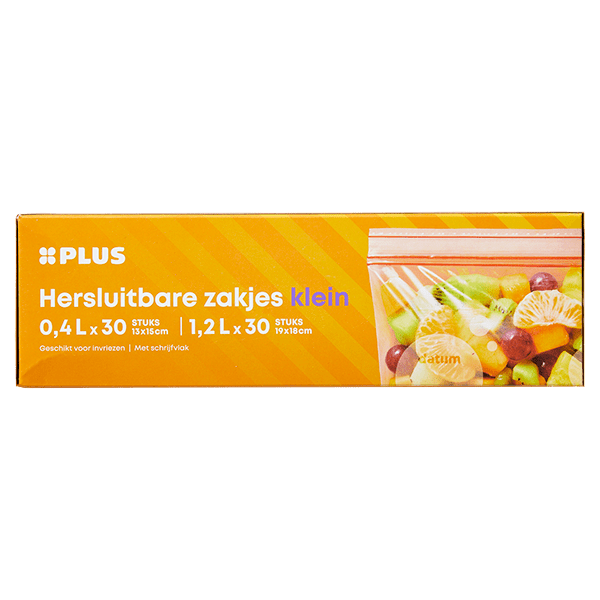 PLUS Hersluitbare Zakjes Klein - PLUS