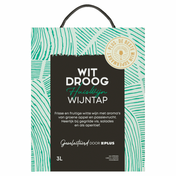 PLUS Huiswijn Wit droog wijntap - PLUS