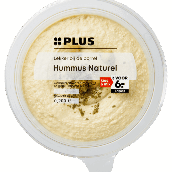PLUS Hummus natuur - PLUS