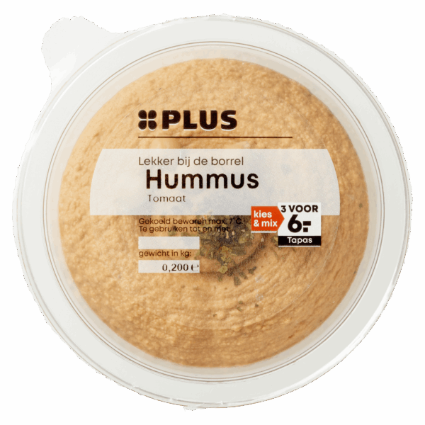 PLUS Hummus tomaat - PLUS