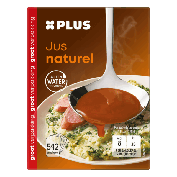PLUS Jus naturel 5-pack - PLUS
