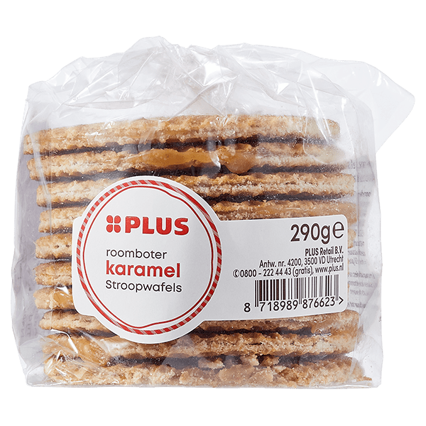 PLUS Karamel stroopwafels - PLUS