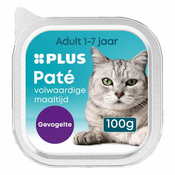 PLUS Katten Paté met Gevogelte - PLUS