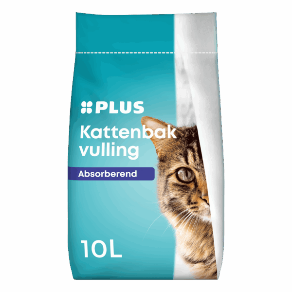 PLUS Kattenbakvulling absorberend 10 liter - PLUS