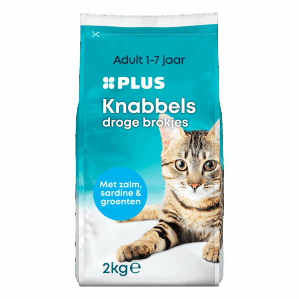 PLUS Kattenvoer knabbels vis - PLUS