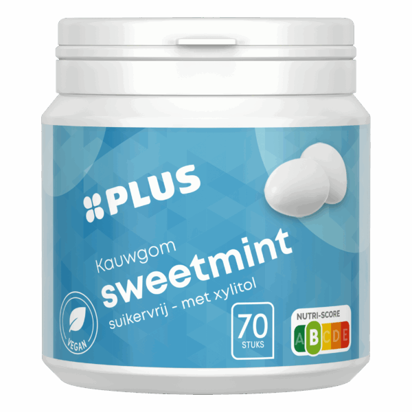 PLUS Kauwgom Sweetmint - PLUS