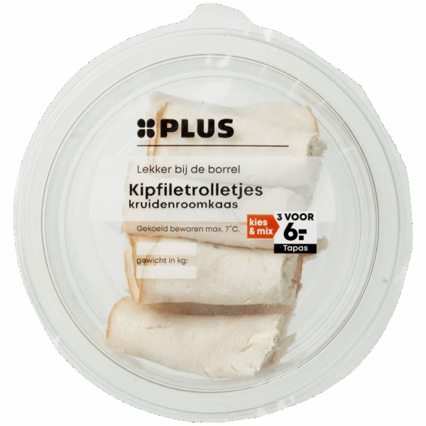 PLUS Kipfiletrolletjes kruiden roomkaas - PLUS