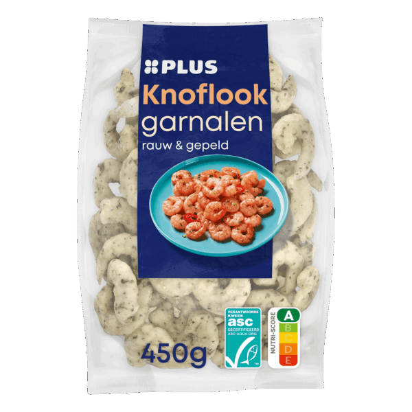 PLUS Knoflook garnalen rauw & Gepeld - PLUS