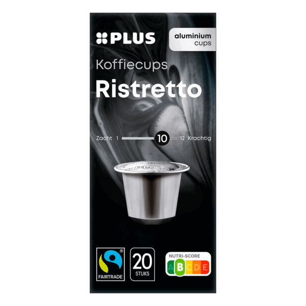PLUS Koffiecups Ristretto Fairtrade - PLUS
