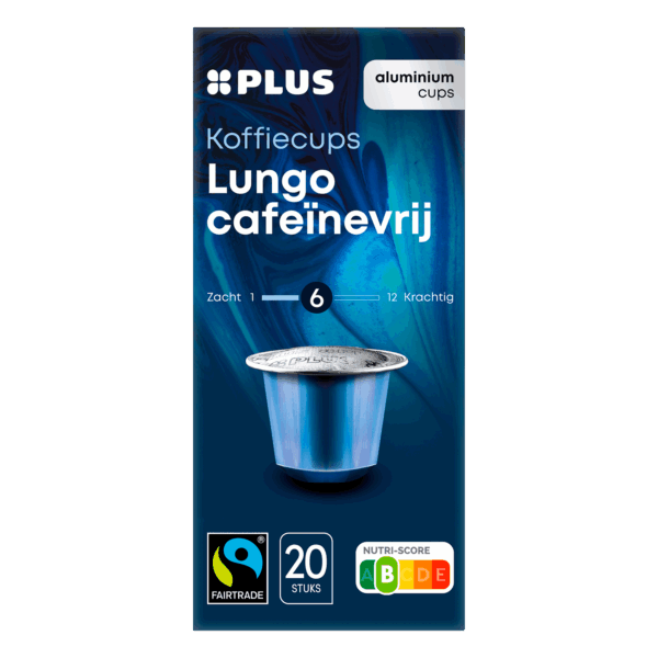 PLUS Koffiecups lungo decaf - PLUS