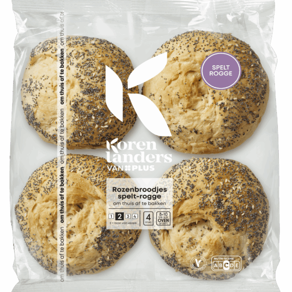 PLUS Korenlanders Rozenbroodjes Spelt - PLUS