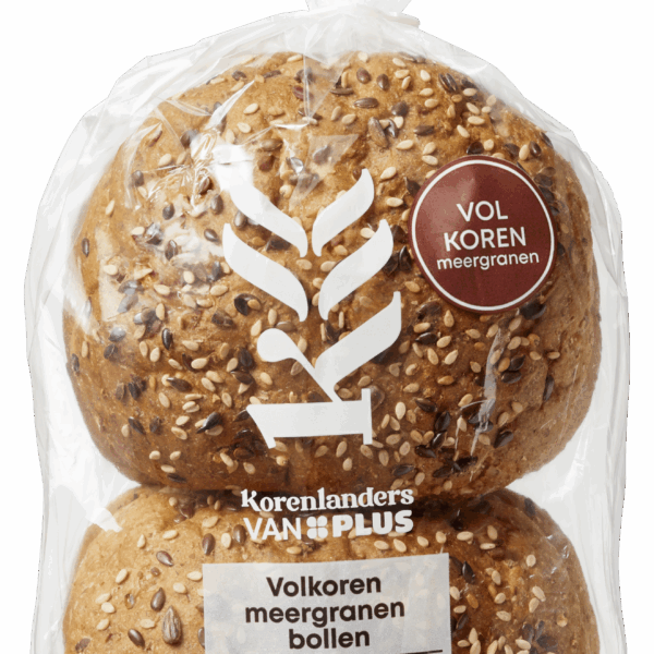 PLUS Korenlanders Volkoren meergranen bollen - PLUS