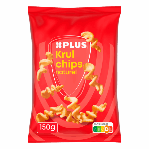 PLUS Krulchips Naturel - PLUS