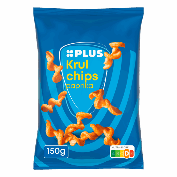 PLUS Krulchips Paprika - PLUS