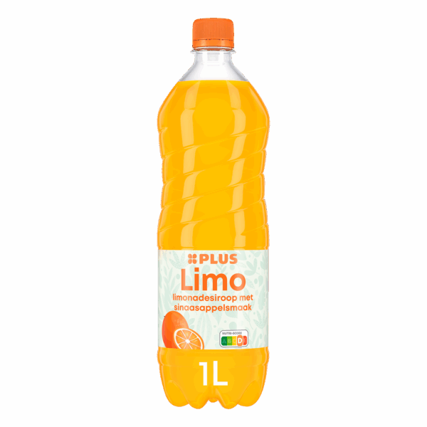 PLUS Limonadesiroop Sinaasappel - PLUS
