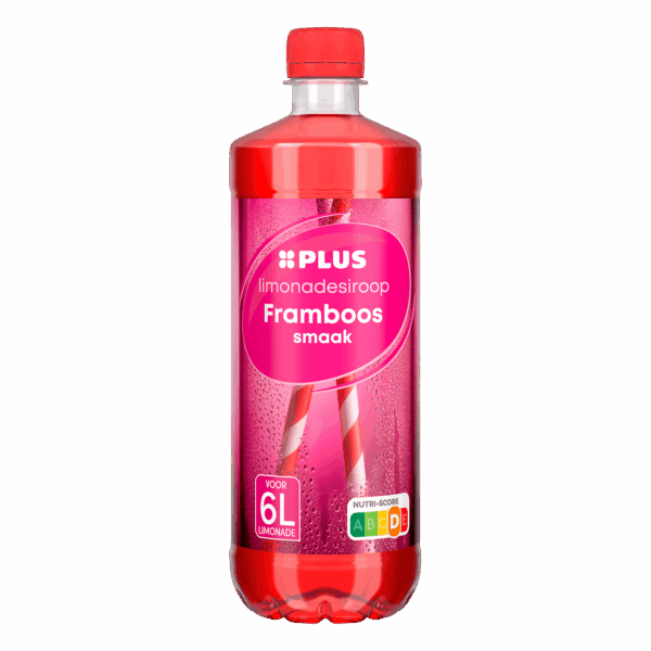 PLUS Limonadesiroop framboos - PLUS