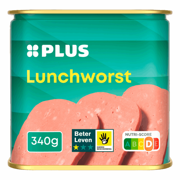 PLUS Lunchworst BLK 1 ster - PLUS