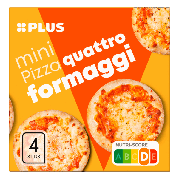 PLUS Mini pizza quattro formaggi - PLUS