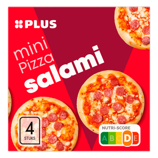 PLUS Mini pizza salami - PLUS