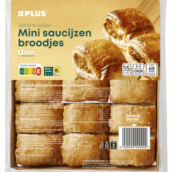 PLUS Mini saucijzenbroodjes - PLUS