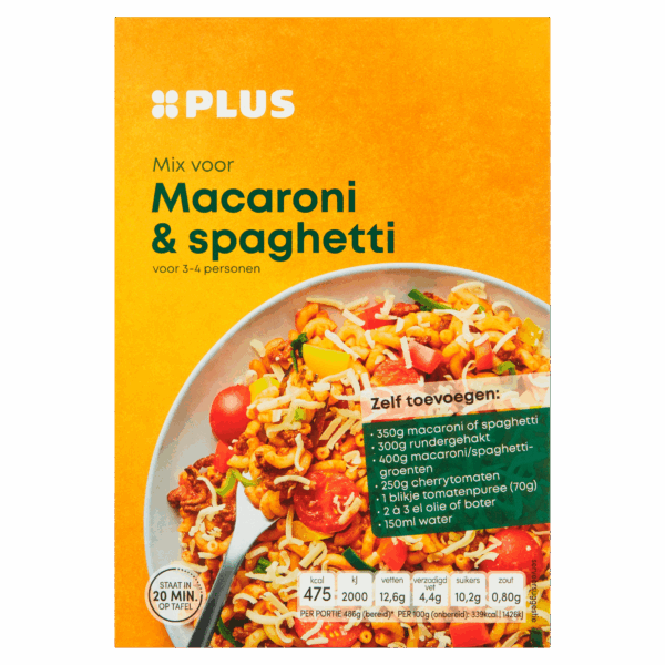 PLUS Mix voor macaroni spaghetti - PLUS