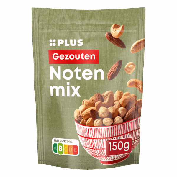 PLUS Notenmix gebrand gezouten - PLUS