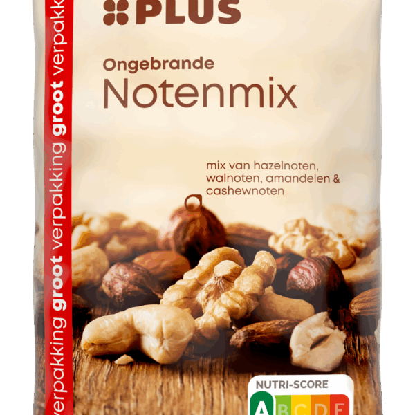 PLUS Notenmix ongebrand ongezouten - PLUS