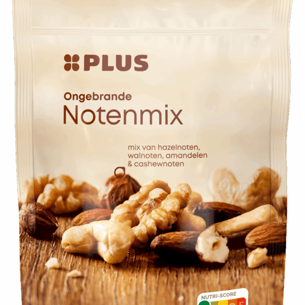 PLUS Notenmix ongebrand ongezouten - PLUS