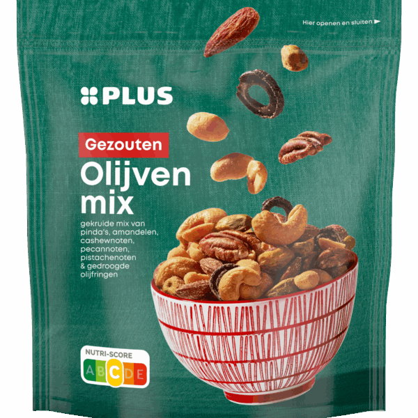 PLUS Olijvenmix gezouten - PLUS
