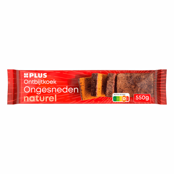 PLUS Ontbijtkoek Naturel Ongesneden - PLUS