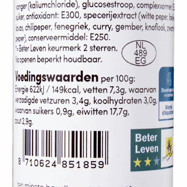PLUS Ossenworst Blonde d'Aquitaine - PLUS