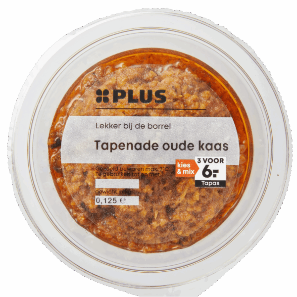 PLUS Oude kaas tapenade - PLUS