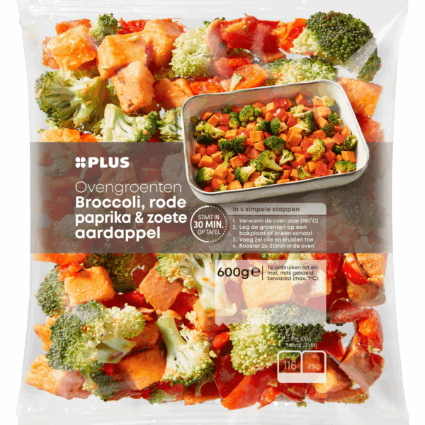 PLUS Ovengroenten zoete aardappel