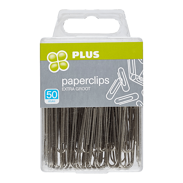 PLUS Paperclips groot - PLUS