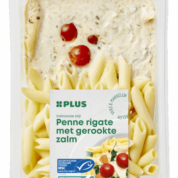 PLUS Penne rigate met gerookte zalm - PLUS