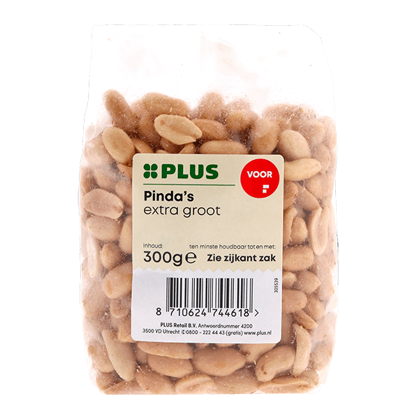 PLUS Pinda's ongezouten - PLUS