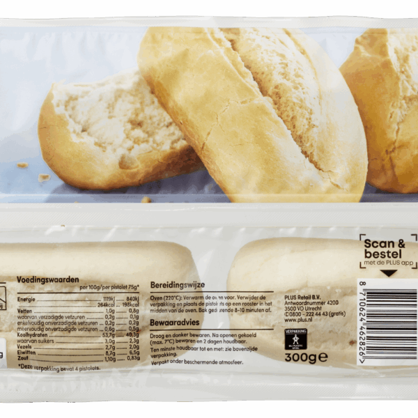 PLUS Pistolets wit - PLUS