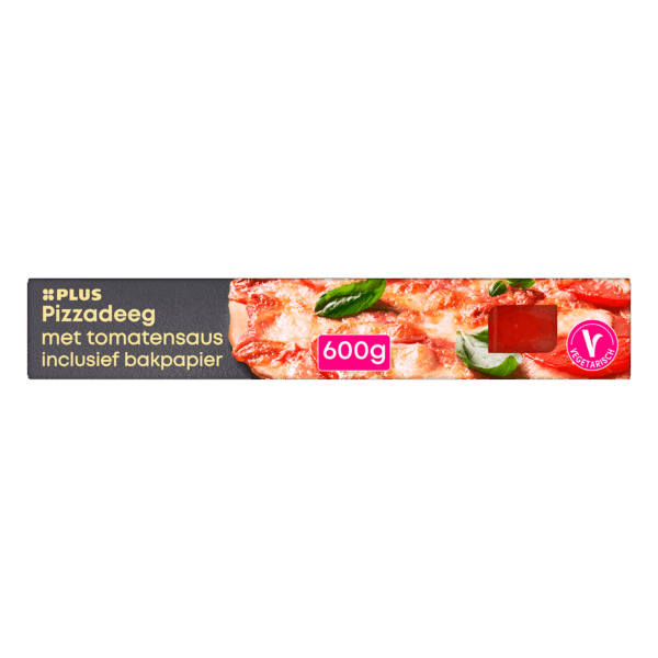 PLUS Pizzadeeg met saus - PLUS