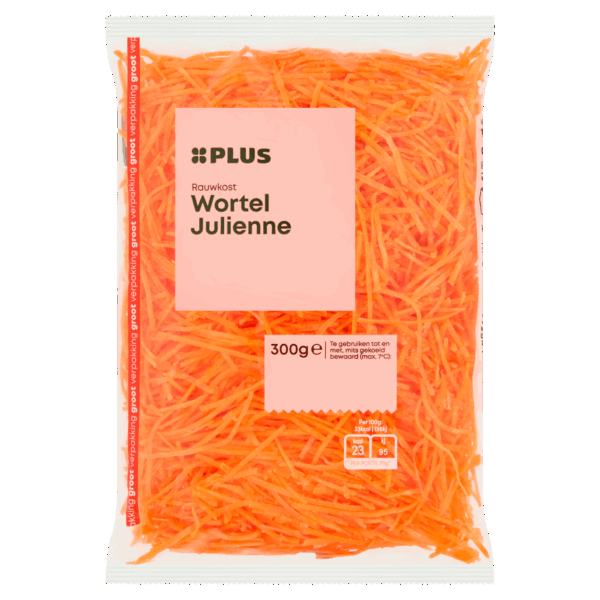 PLUS Rauwkost wortel Julienne - PLUS