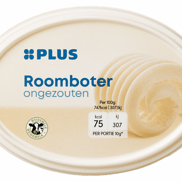 PLUS Roomboter ongezouten - PLUS