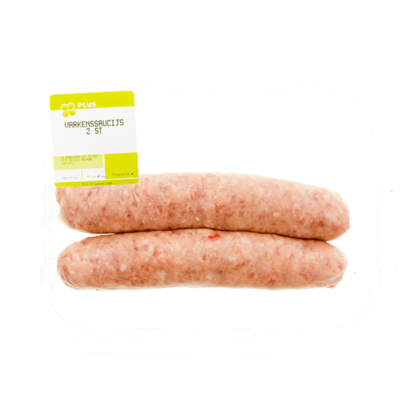 PLUS Saucijs gemengd 2 stuks - PLUS
